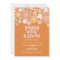 Retro Young Wild Three Floral first birthday Invit