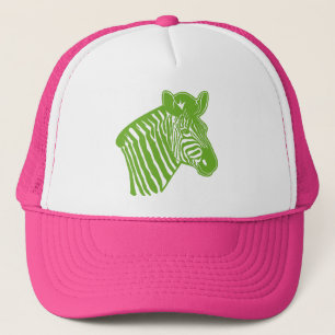Retro Zebra trucker hat