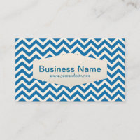 Retro Zigzag Substitut Carte de visite enseignant