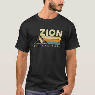 Retro Zion National Park US Vintage Utah Adventure T-Shirt