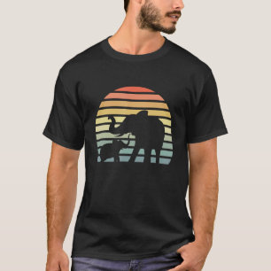 Retro Zookeeper Elephant  Wildlife Animal Safari T-Shirt