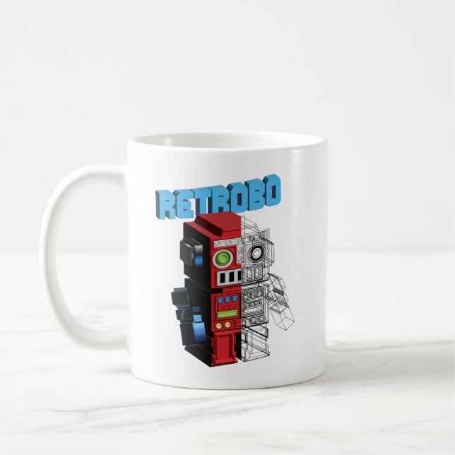 Retrobot Coffee Mug (Left)