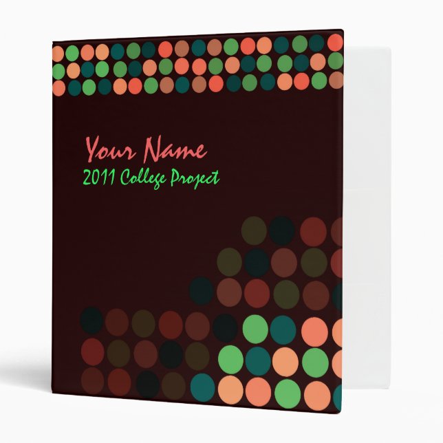 Retrodots Avery Classeur (Devant/intérieur)