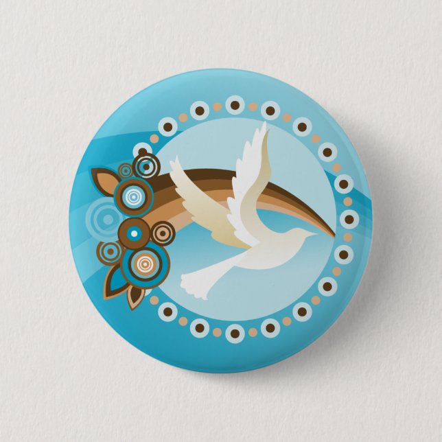 RetroFit on Blue 2 Inch Round Button (Front)