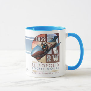 Retropolis Rocket Works Mug