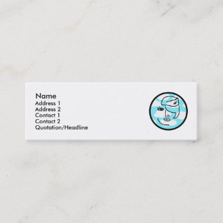 Rétros cartes de profil de steward (hôtesse de