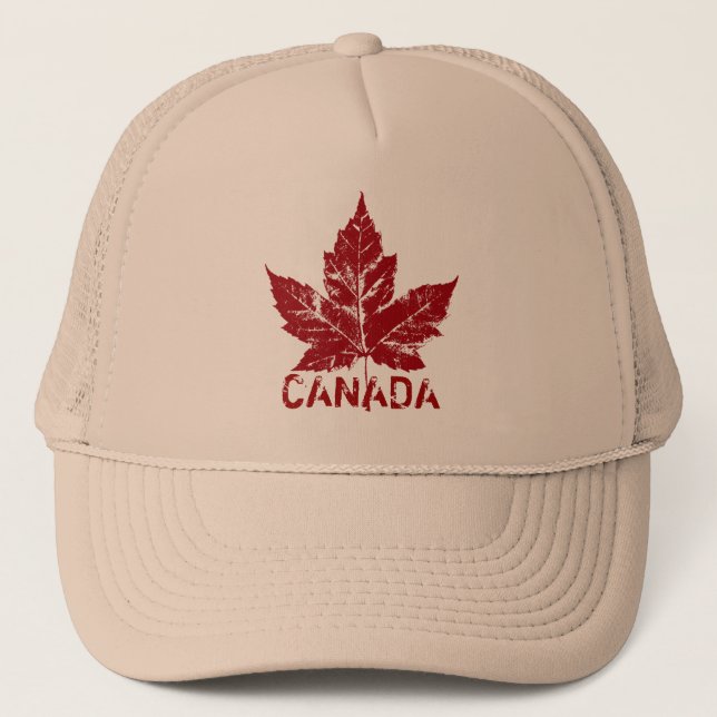 Rétros casquettes de feuille d'érable du Canada de (Devant)