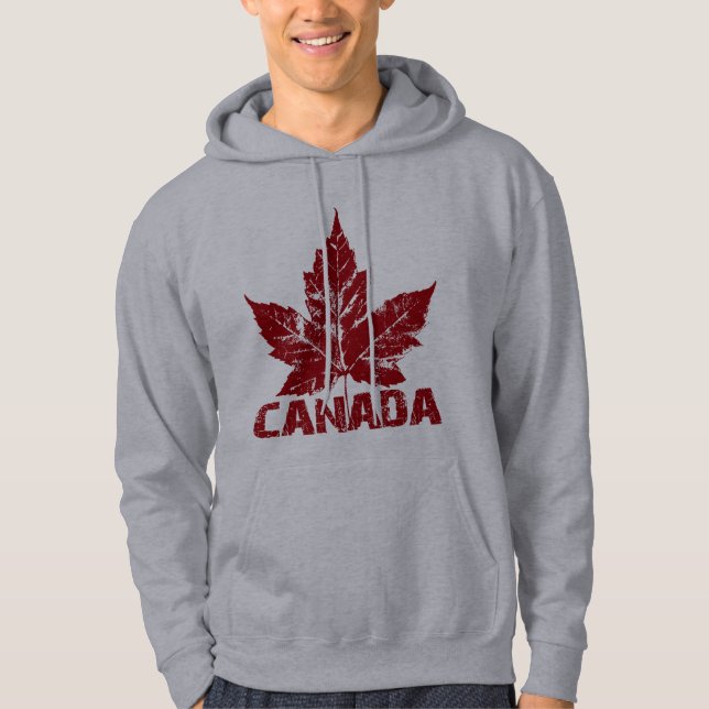 Rétros chemises de souvenir du Canada de sweat - (Devant)