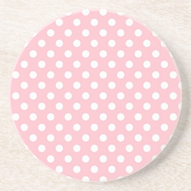Rétros dessous de verre rose-clair de motif de (Devant)