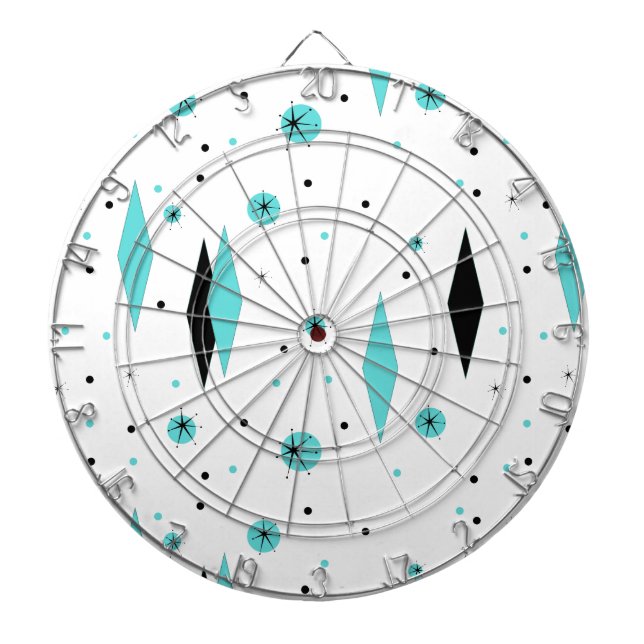 Rétros diamants de turquoise et Cible de (Devant)