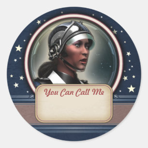 Rétros futurs autocollants d'étiquette de nom de