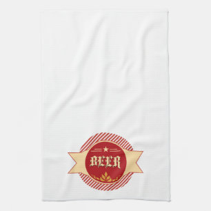 Rétros serviettes de barre de logo de bière