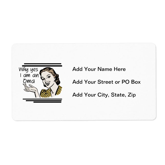 Rétros T-shirts et cadeaux d'Oma (Devant)