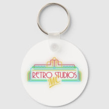 RetroStudiosMC Logo Keychain