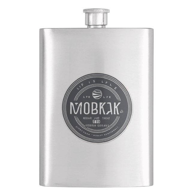 #RetroStyleClassicFlask Hip Flask (Front)
