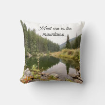Retrouvez-Moi dans les Montagnes Coussin Décoratif