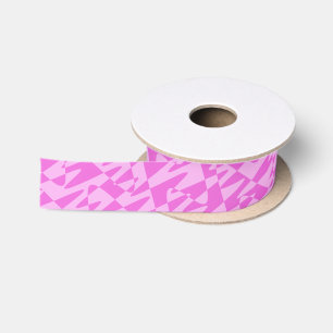 retrowave ripple - duo pink : satin ribbon