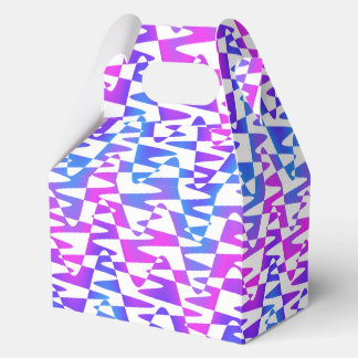 retrowave ripple - gradient twilight on white : favor box