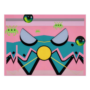 Retrowaves of Fame - Ken Gauge Art Poster