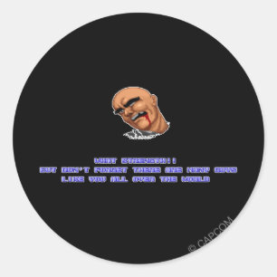 Retsu KO'ed Classic Round Sticker