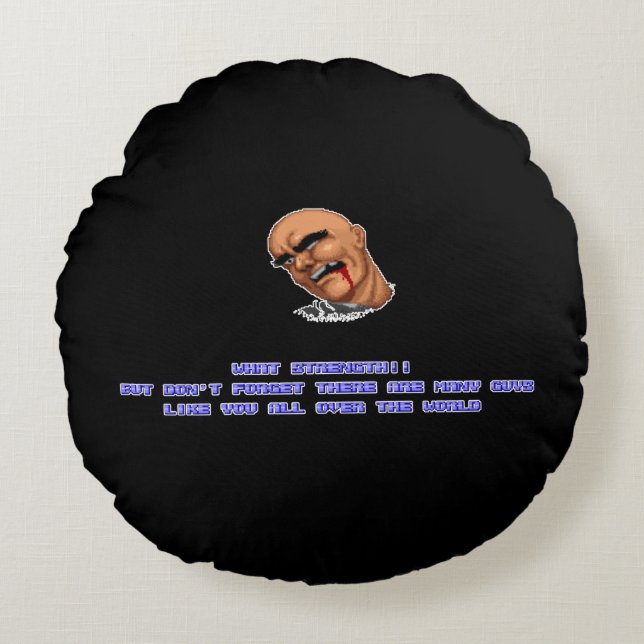 Retsu KO'ed Round Pillow (Front)