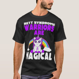 Rett Syndrome Awareness Purple Ribbon Cute Magical T-Shirt