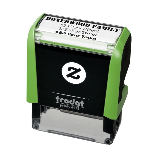 Return Address 4 lines Self-inking Stamp (Product)