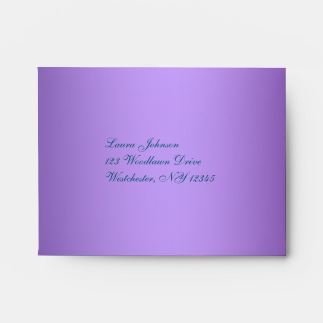 Return Address A2 Envelope for Reply Card (Front)