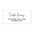 Return Address Casual Minimalist Calligraphy Name