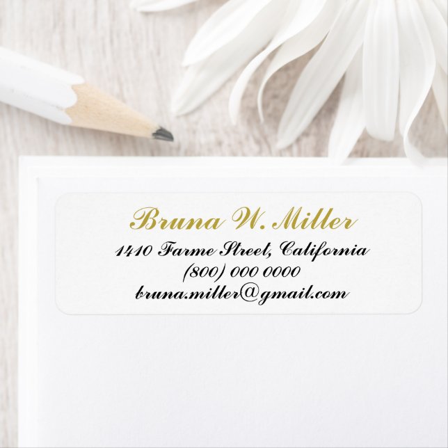 Return Address Commercial Font Script Calligraphy (Insitu)