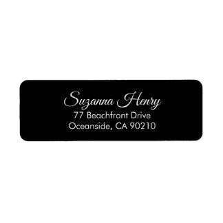 Return address _elegant handwriting return address