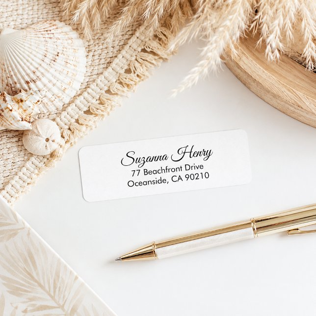 Return address _elegant handwriting return address (Creator Uploaded)
