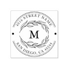 Return Address Elegant Monogram Minimalist