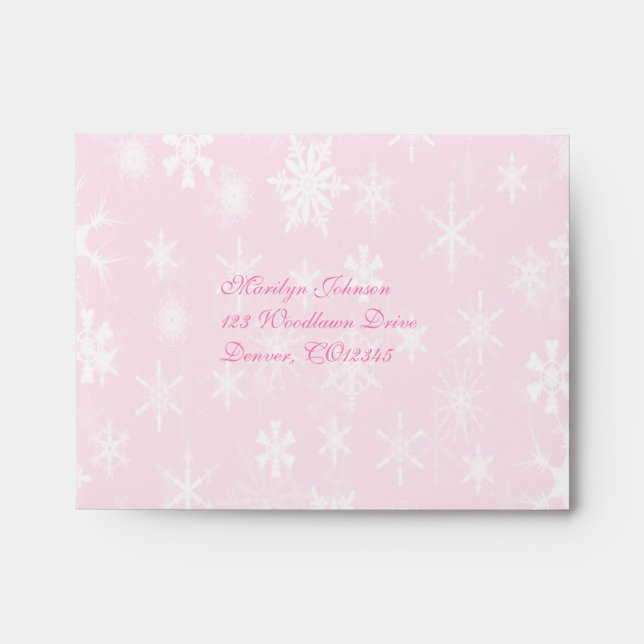 Return Address Envelope A2 for RSVP Cards (Front)