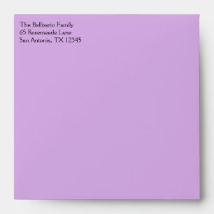 Return Address Envelope for 5" Sq. Size Products
