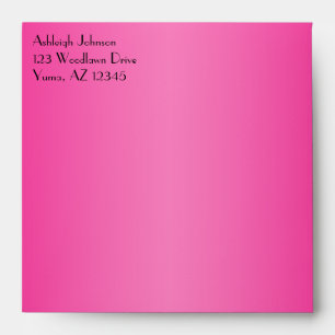 Return Address Envelope for 5" Square Invitation