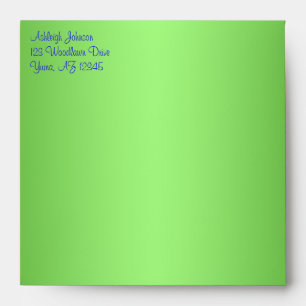 Return Address Envelope for 5" Square Invitation