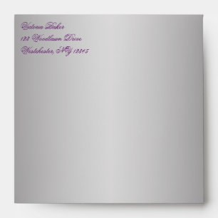 Return Address Envelope for 5" Square Invitation