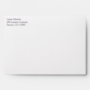 Return Address Envelope for 5"x7" Products