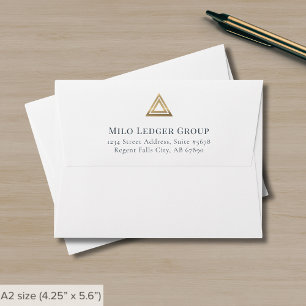 Return Address Envelope with Custom Logo