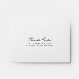 Return Address for RSVP Envelope