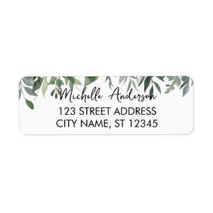 Return Address Label