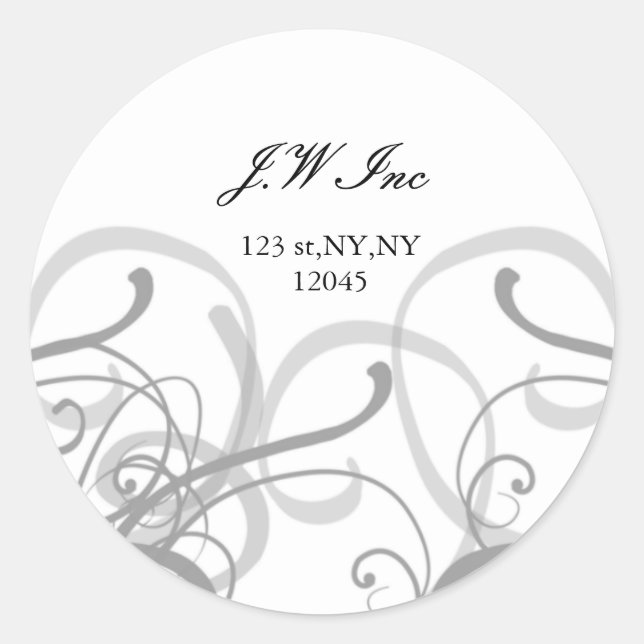 Return address label (Front)