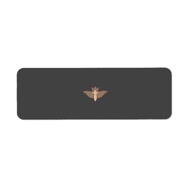 Return Address Label (Front)
