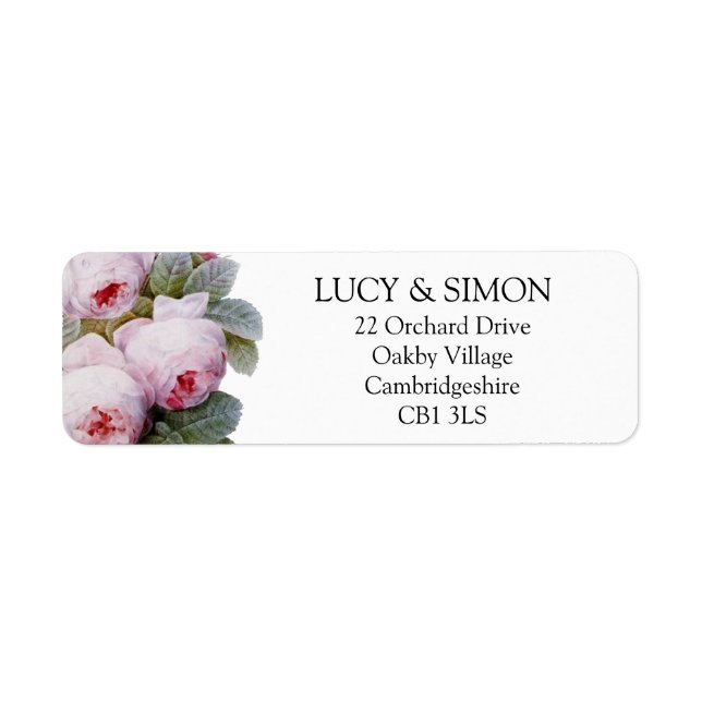 Return Address Label (Front)