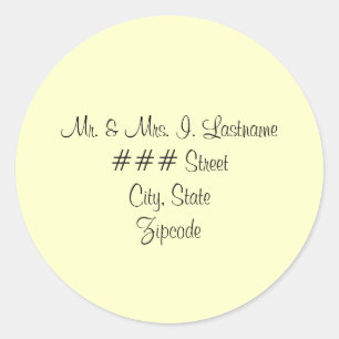 return address label