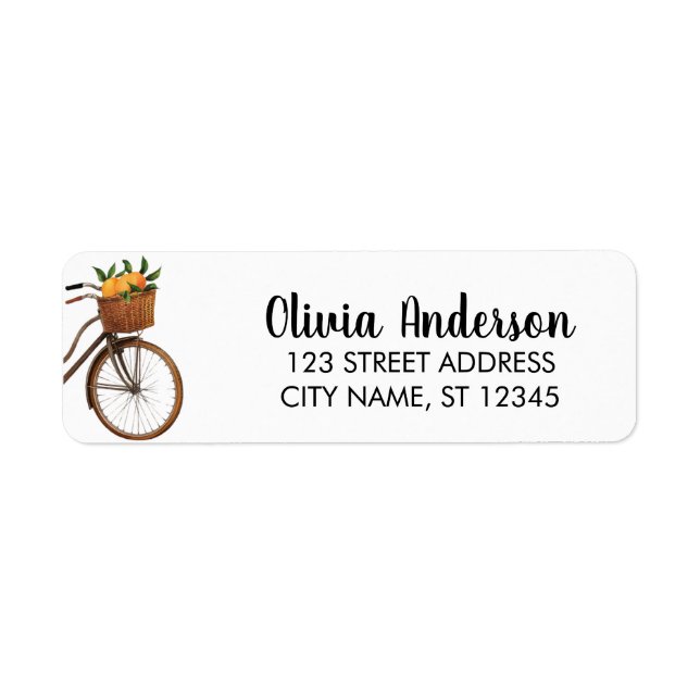 Return Address Label (Front)