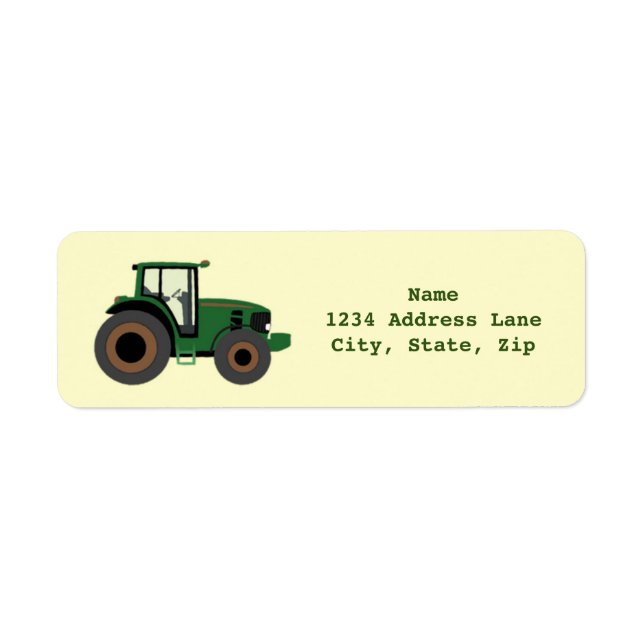Return Address Label (Front)