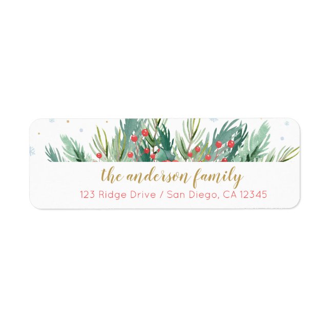 Return Address Label (Front)
