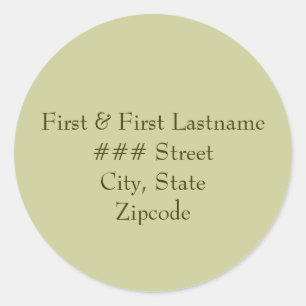 return address label